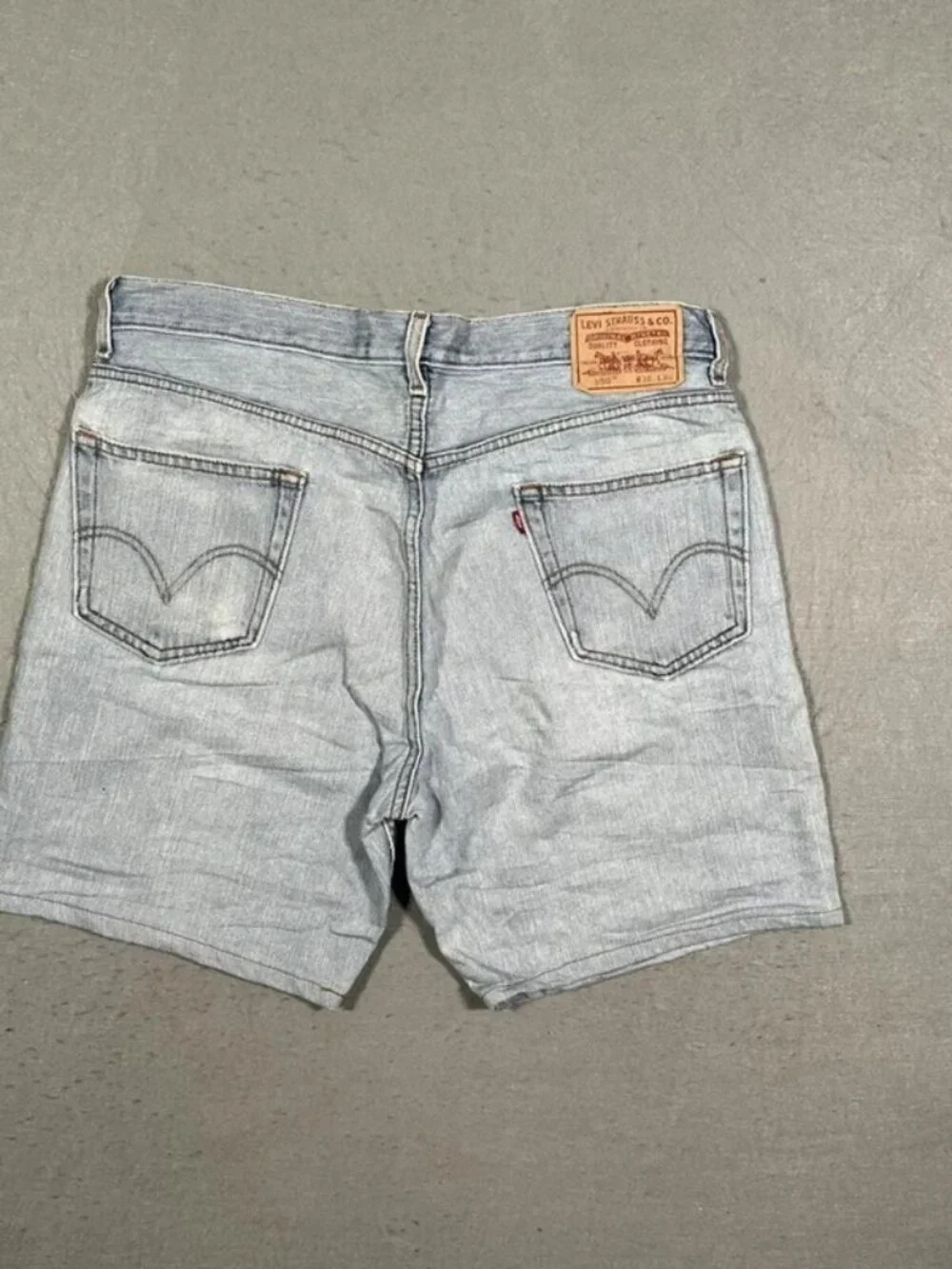 Levi’s 550 Light Blue Denim Shorts Relaxed Vintage W36 I8
